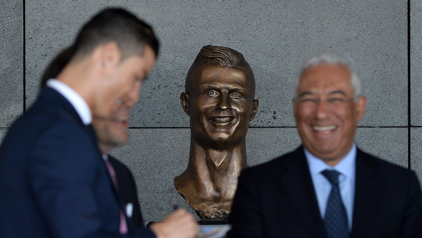 Busto de Cristiano Ronaldo