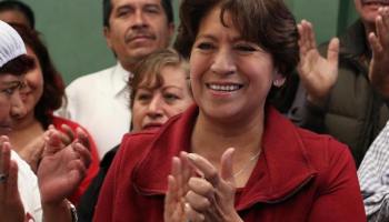 Delfina Gómez, candidata a la gubernatura del Edomex