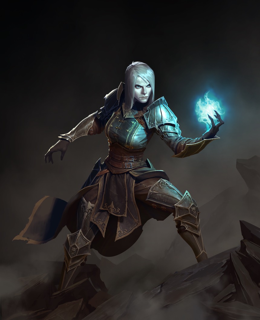 Diablo III Nigromante femenino