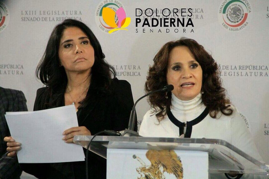 Alejandra Barrales y Dolores Padierna, del PRD