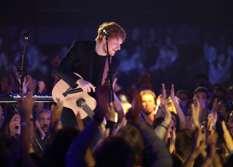 Ed Sheeran en las canciones más escuchadas por mujeres a nivel mundial