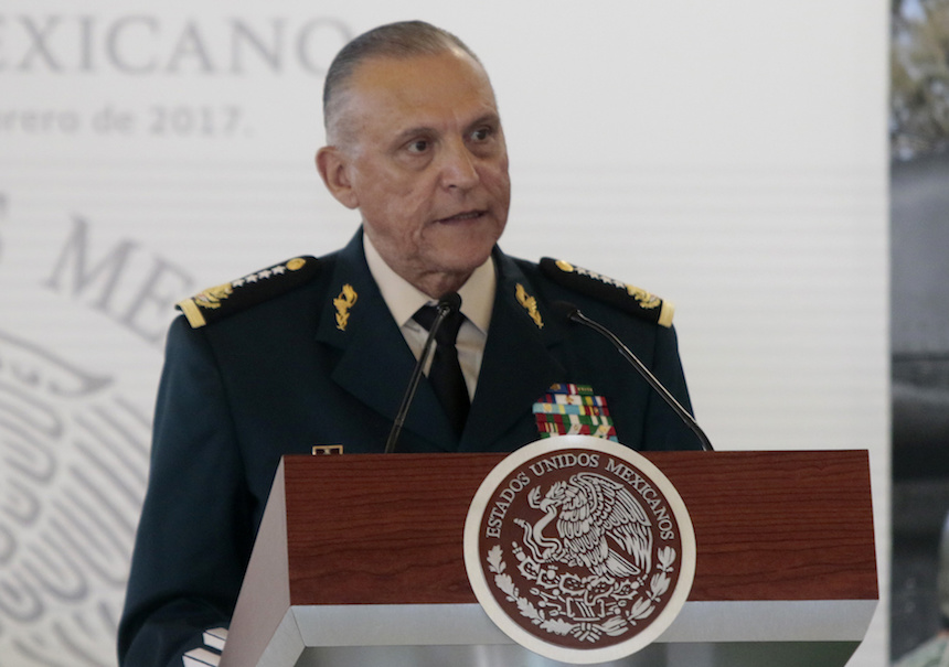 General Salvador Cienfuegos Zepeda, titular de la Secretaría de Defensa Nacional