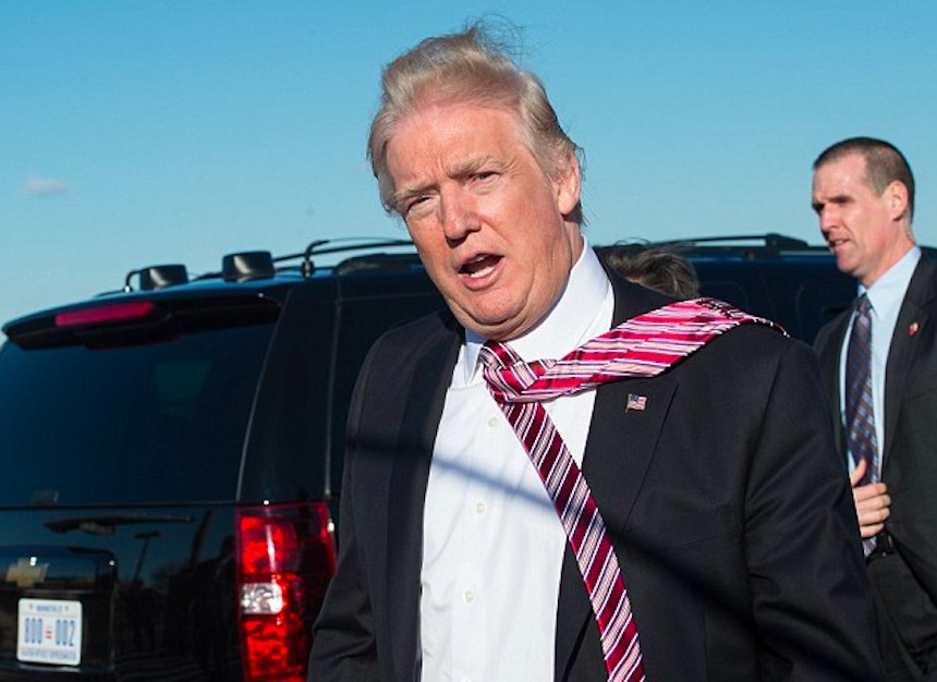La corbata de Trump