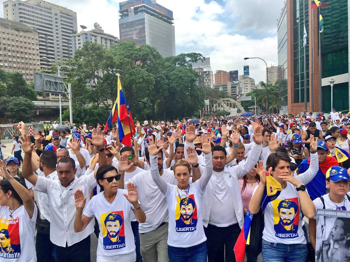 Marcha silenciosa en Caracas