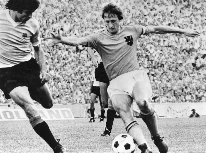 Johan Cruyff con Holanda