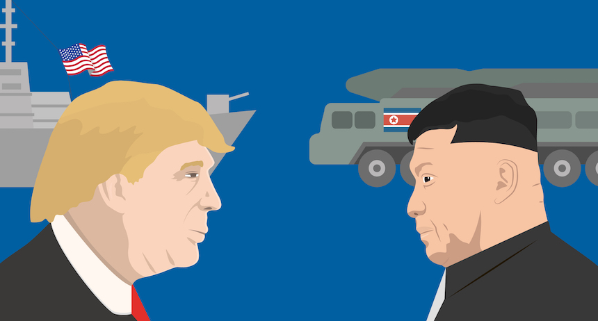 Donald Trump vs Kim Jong-un