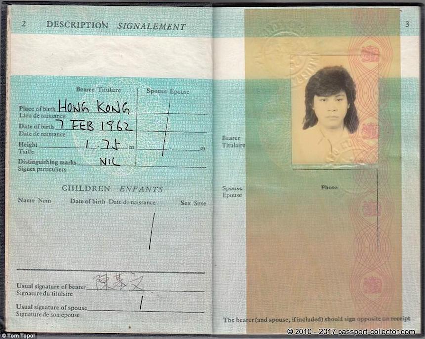 Pasaporte de Hong Kong Británico