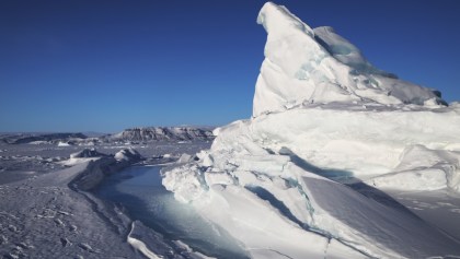 Icebergs al norte del Atlántico