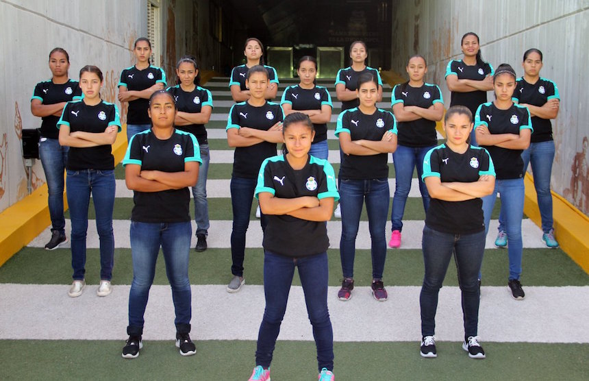 Equipo de Santos para la Liga MX Femenil