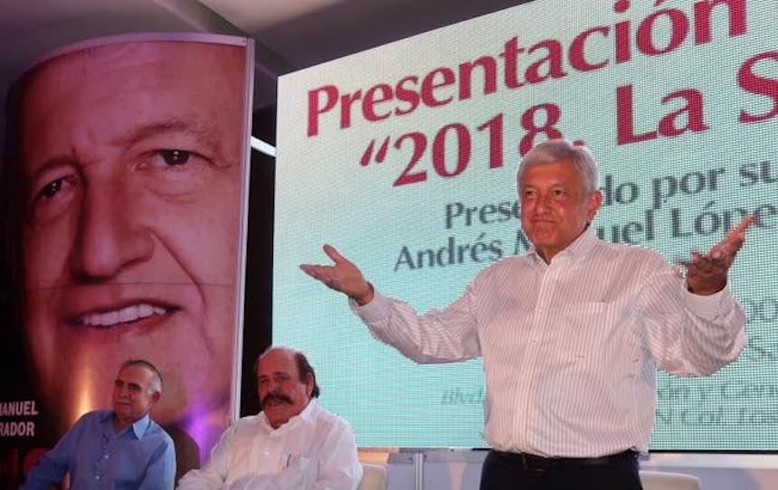Andrés Manuel López Obrador (AMLO), presidente nacional de Morena
