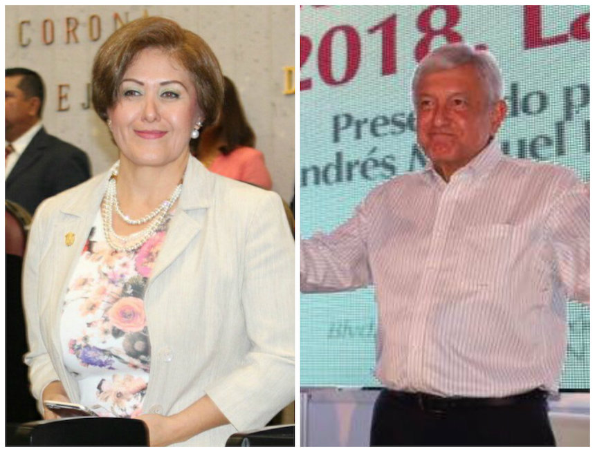 Eva Cadena, diputada local y candidata de Morena a la presidencia municipal de Las Choapas, Veracruz, recibió medio millón de pesos en efectivo para AMLO