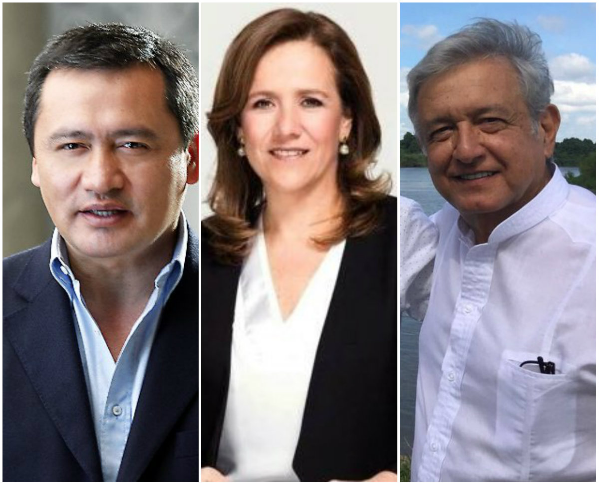 Andrés Manuel López Obrador (AMLO), Miguel Ángel Osorio Chong y Margarita Zavala: los candidatos punteros rumbo a las elecciones 2018