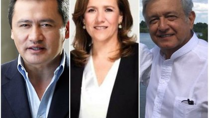 Andrés Manuel López Obrador (AMLO), Miguel Ángel Osorio Chong y Margarita Zavala: los candidatos punteros rumbo a las elecciones 2018