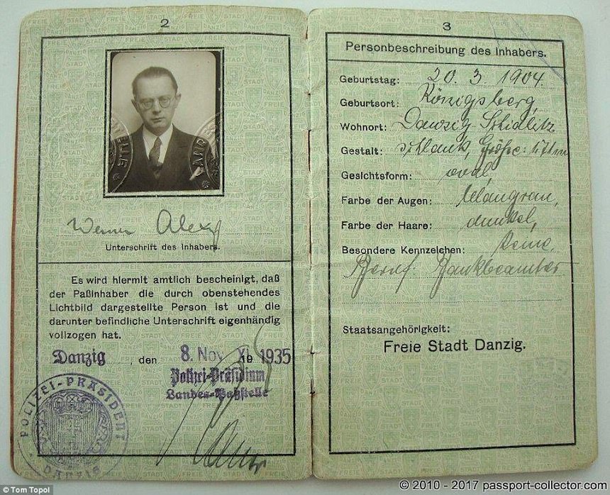 Pasaporte de Danzig