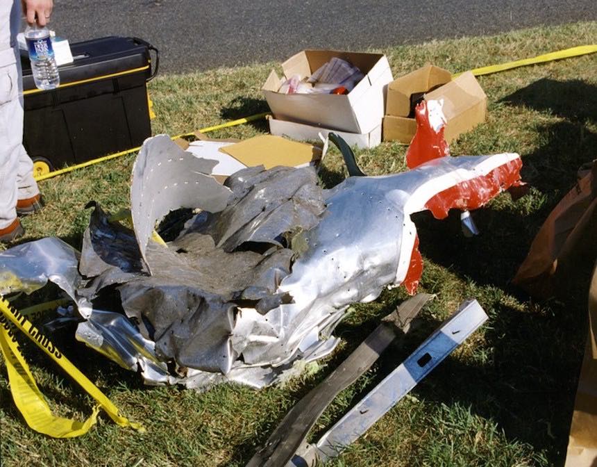 El Pentágono - Escombros del vuelo 77