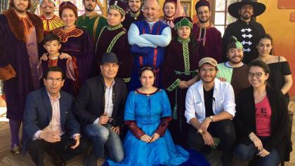 actores de la ópera Gianni Schicchi en Zacatecas