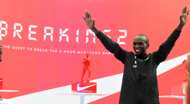 Eliud-Kipchoge corre un maraton en 2 horas