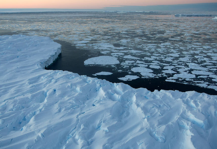 Antartida, calentamiento global