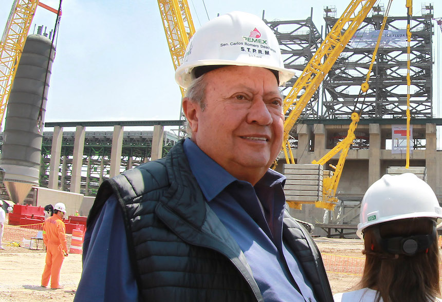 Carlos Romero Deschamps, líder del sindicato de Pemex