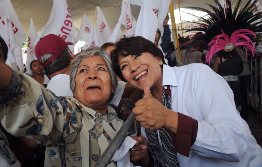 Delfina Gómez, candidata de Morena a la gubernatura del Estado de México