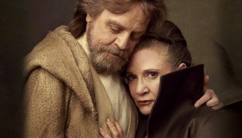 The last Jedi - Carrie Fisher y Mark Hamill