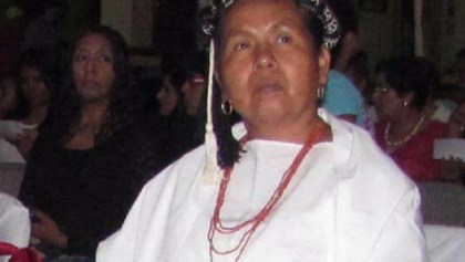 "Marichuy", candidata indígena presidencial para 2018