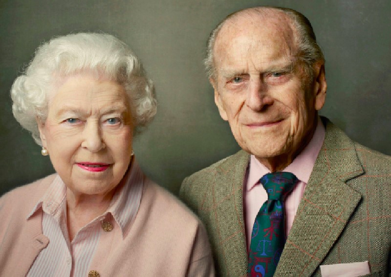 La Reina Isabel II y su esposo, el Príncipe Felipe