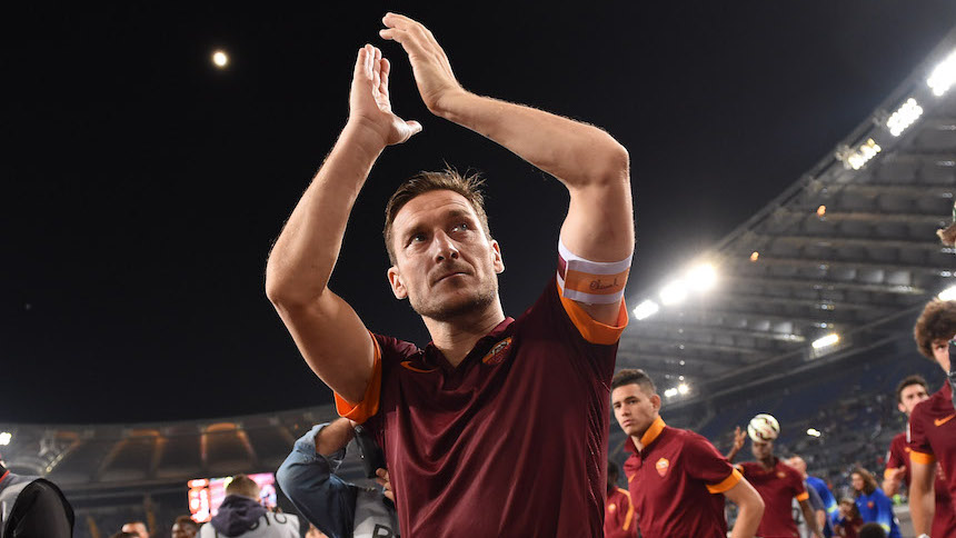 Francesco Totti, leyenda de la Roma