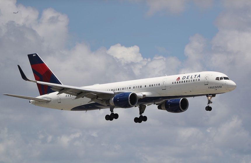 Vuelo de Delta Airlines - turbulencia