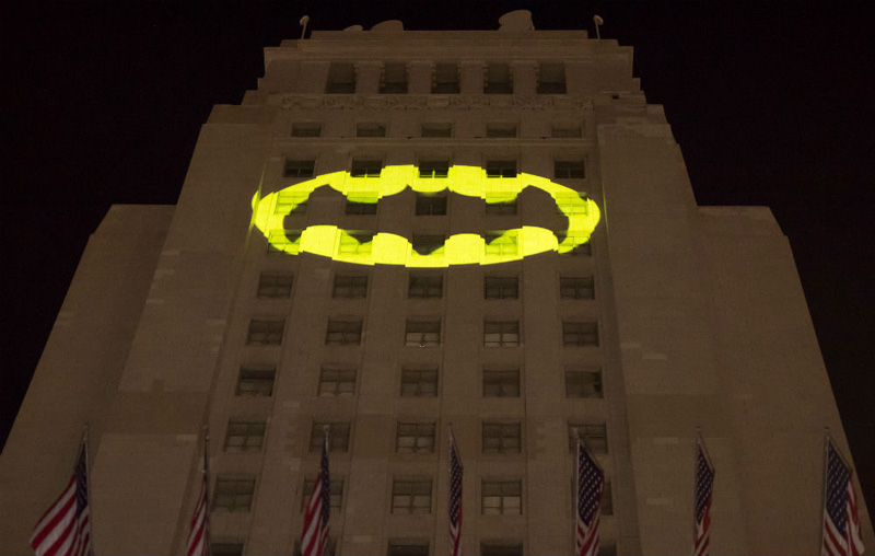 Homenaje a Batman en Los Angeles