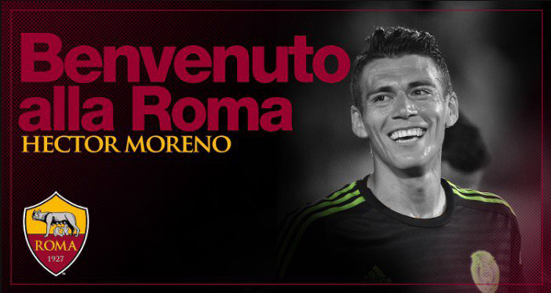 Hector Moreno nuevo jugador de la Roma
