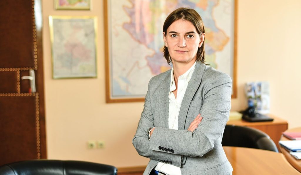 La nominada a Primer Ministro de Serbia, Ana Brnabic