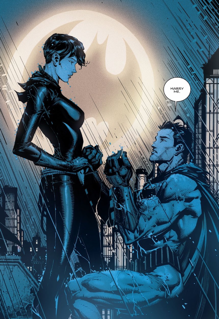Batman le pide matrimonio a Gatúbela