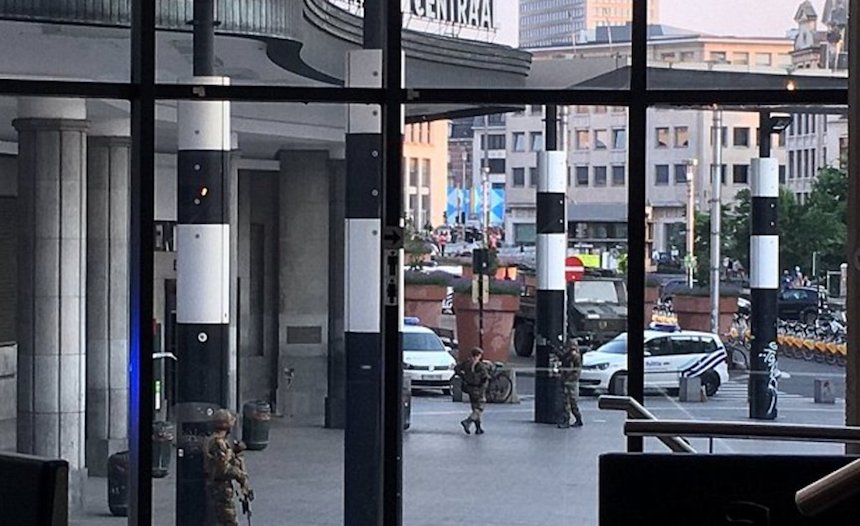 Evacuan estación de tren en Bruselas