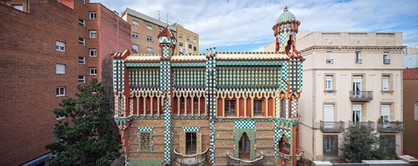 Casa de Antonio Gaudí - Vista exterior
