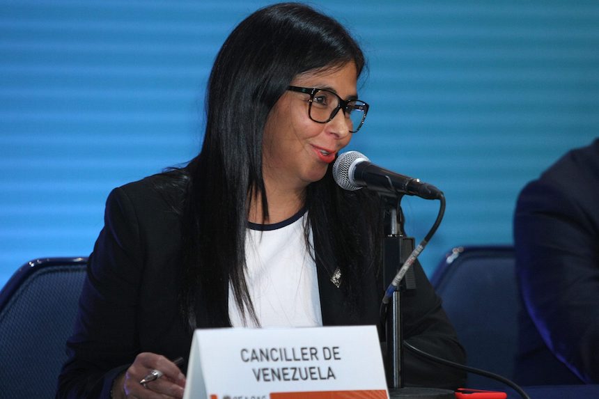 Delcy Rodríguez, canciller de Venezuela