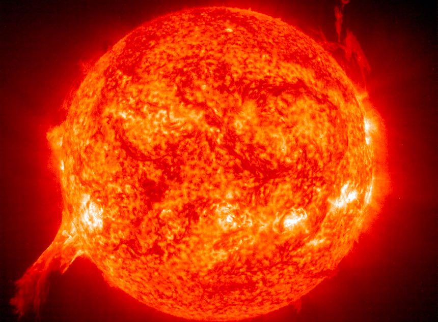 Erupción solar - La NASA