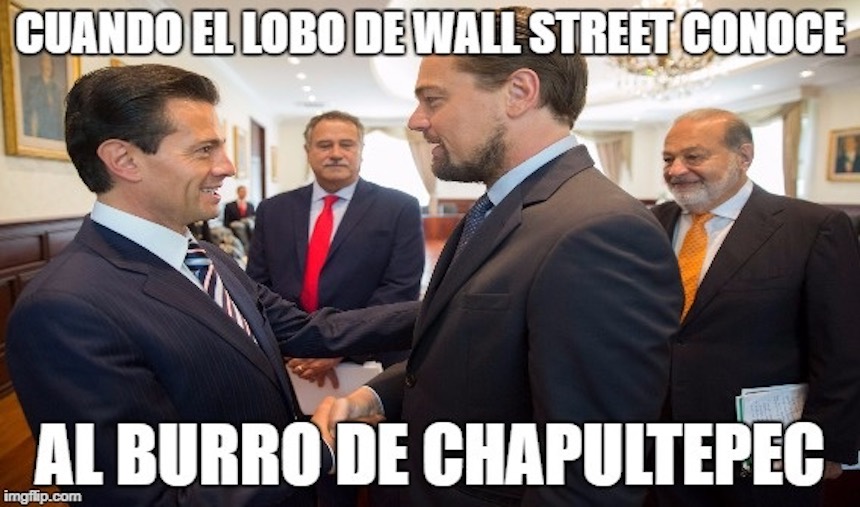 Los memes de DiCaprio y Peña Nieto