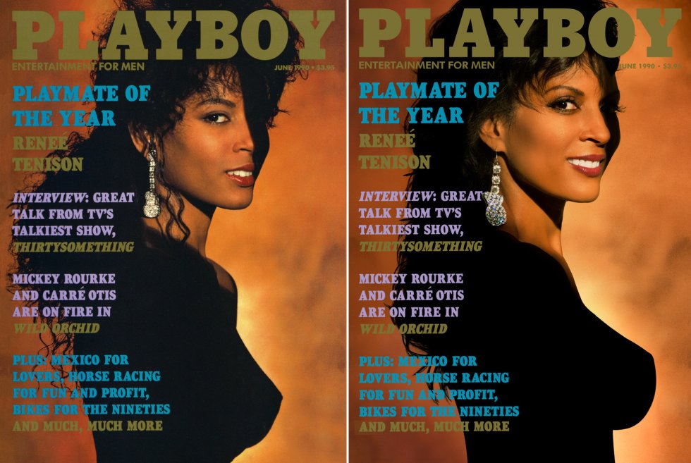 Portada recreada por modelos Playboy 30 años después