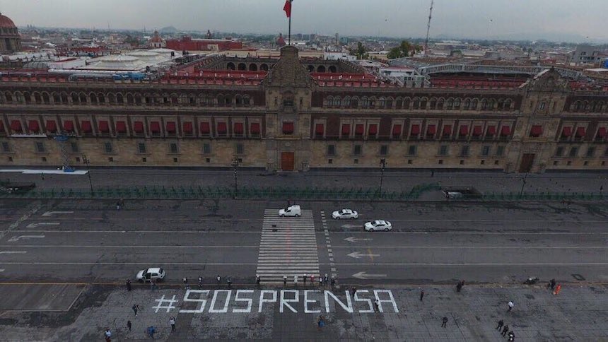 #SOSPrensa: periodistas se manifiestan por violencia contra el gremio