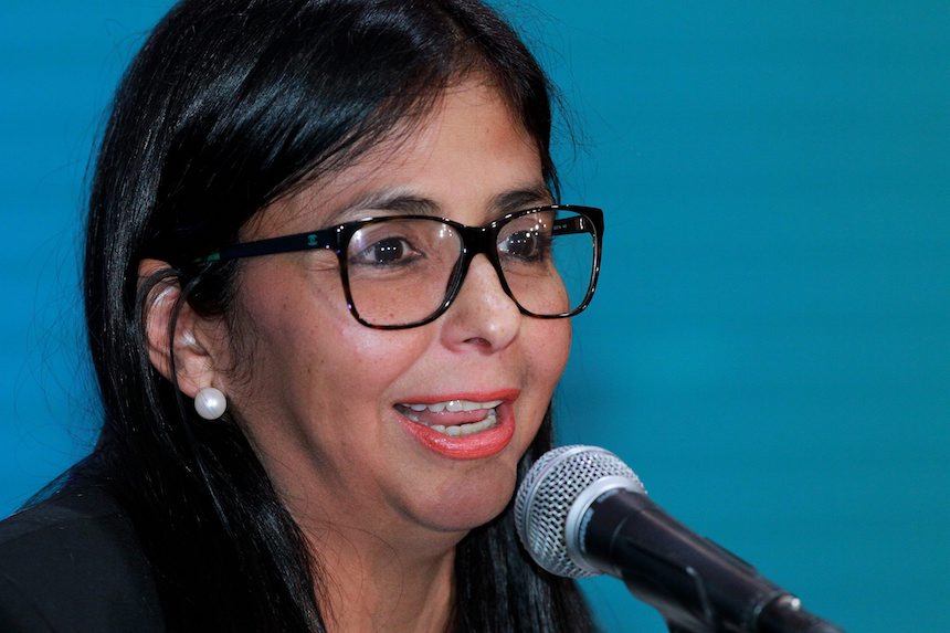 Delcy Rodríguez, canciller de Venezuela
