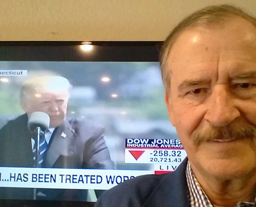 Vicente Fox y Donald Trump