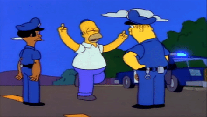 Homero Simpson - Alcoholímetro