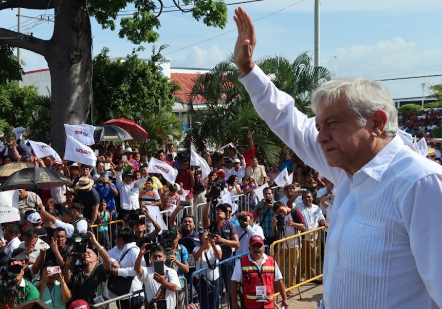 Andrés Manuel López Obrador, presidente nacional de Morena