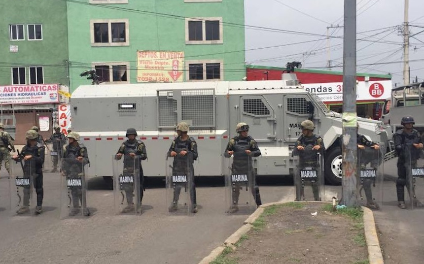 Marina y Policía Federal participaron en operativo en Tláhuac
