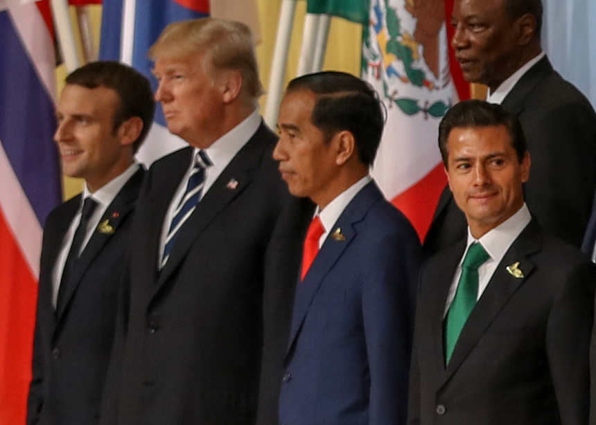 Trump y EPN se ven las caras en el G-20