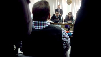 Javier Duarte asiste a su tercera audiencia en Guatemala