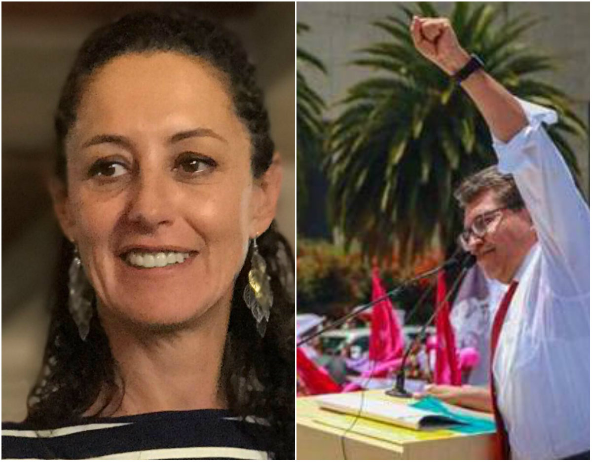 Claudia Sheinbaum y Ricardo Monreal se asoman como los favoritos para ganar elección interna de Morena