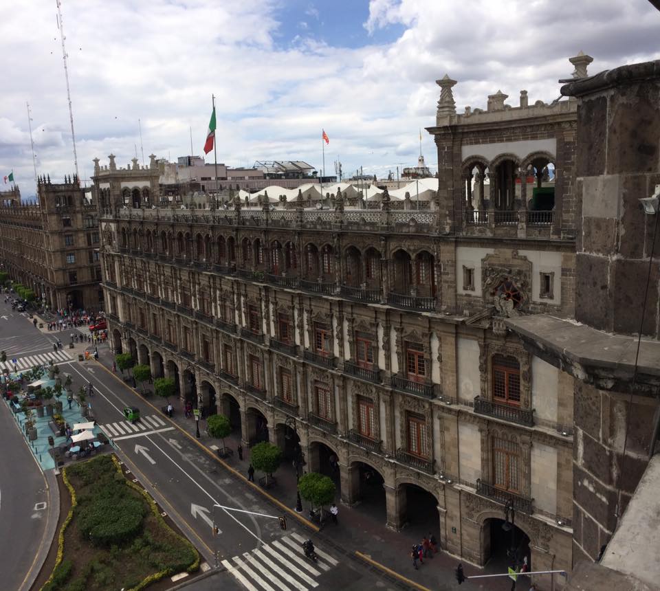 vista desde el Gran Hotel Ciudad de México