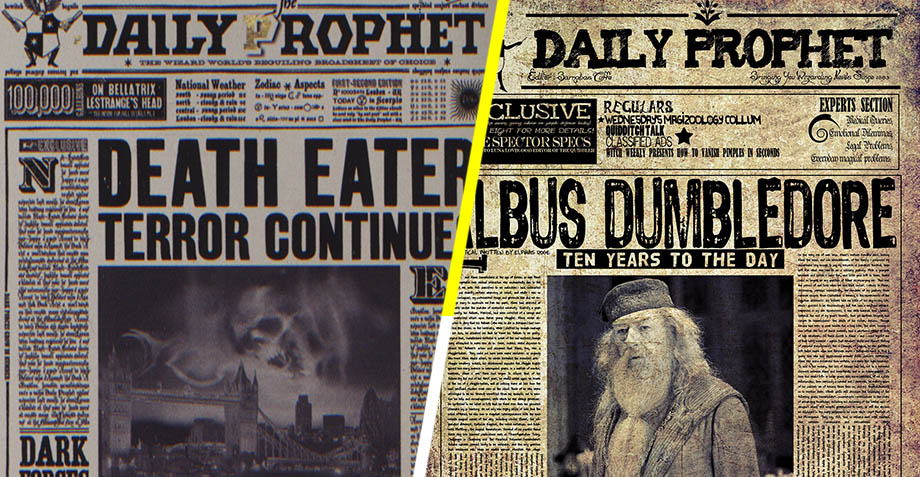 Los periódicos que se usaron en Harry Potter están a la venta - Sopitas.com
